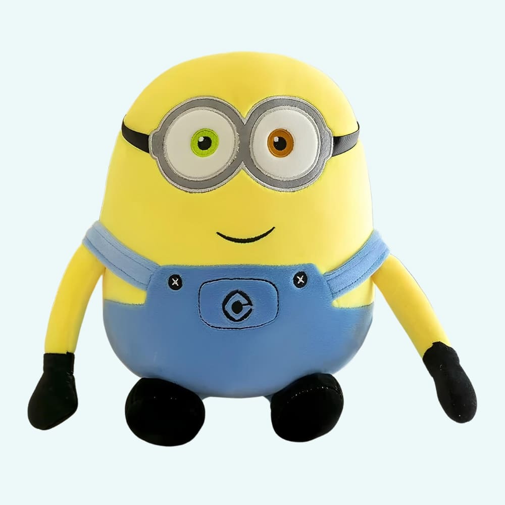 Zacht Minions met Blauwe Salopette en Glimlach De Knuffel model-1
