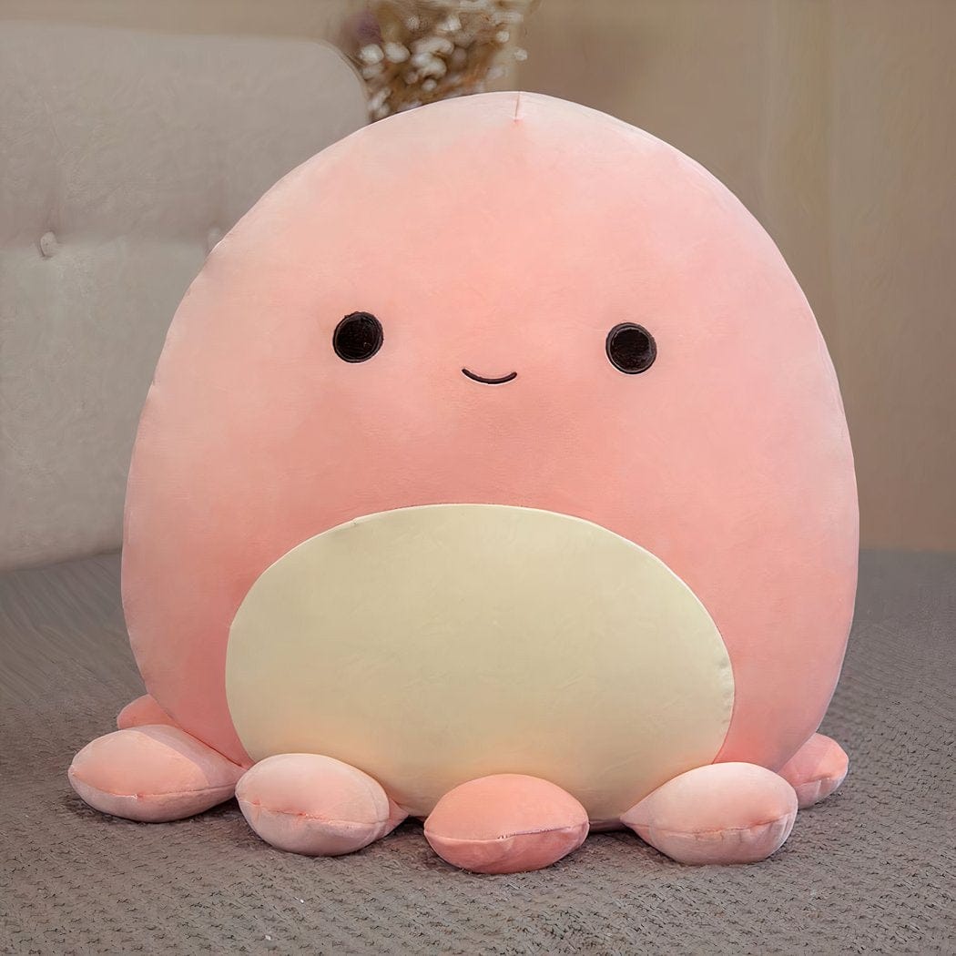 Zacht Octopus Knuffel Kussen Pluche Knuffel Voor Troost En Dutjes De Knuffel roze / 25cm