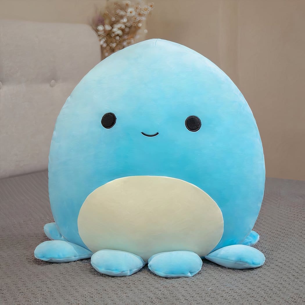 Zacht Octopus Knuffel Kussen Pluche Knuffel Voor Troost En Dutjes De Knuffel blauw / 25cm