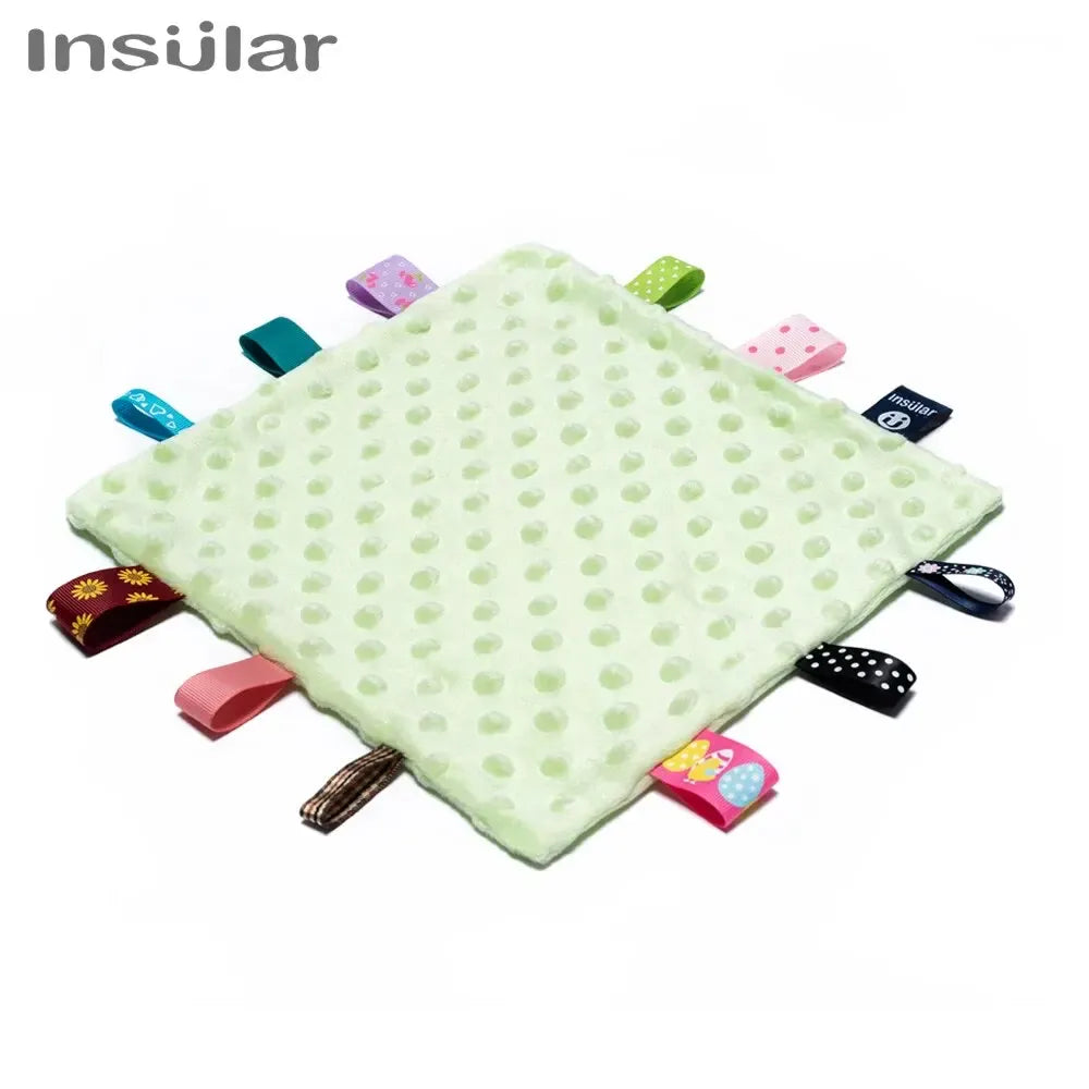 Zachte Baby Handdoek 25x25 Cm De Knuffel SU1001 Green