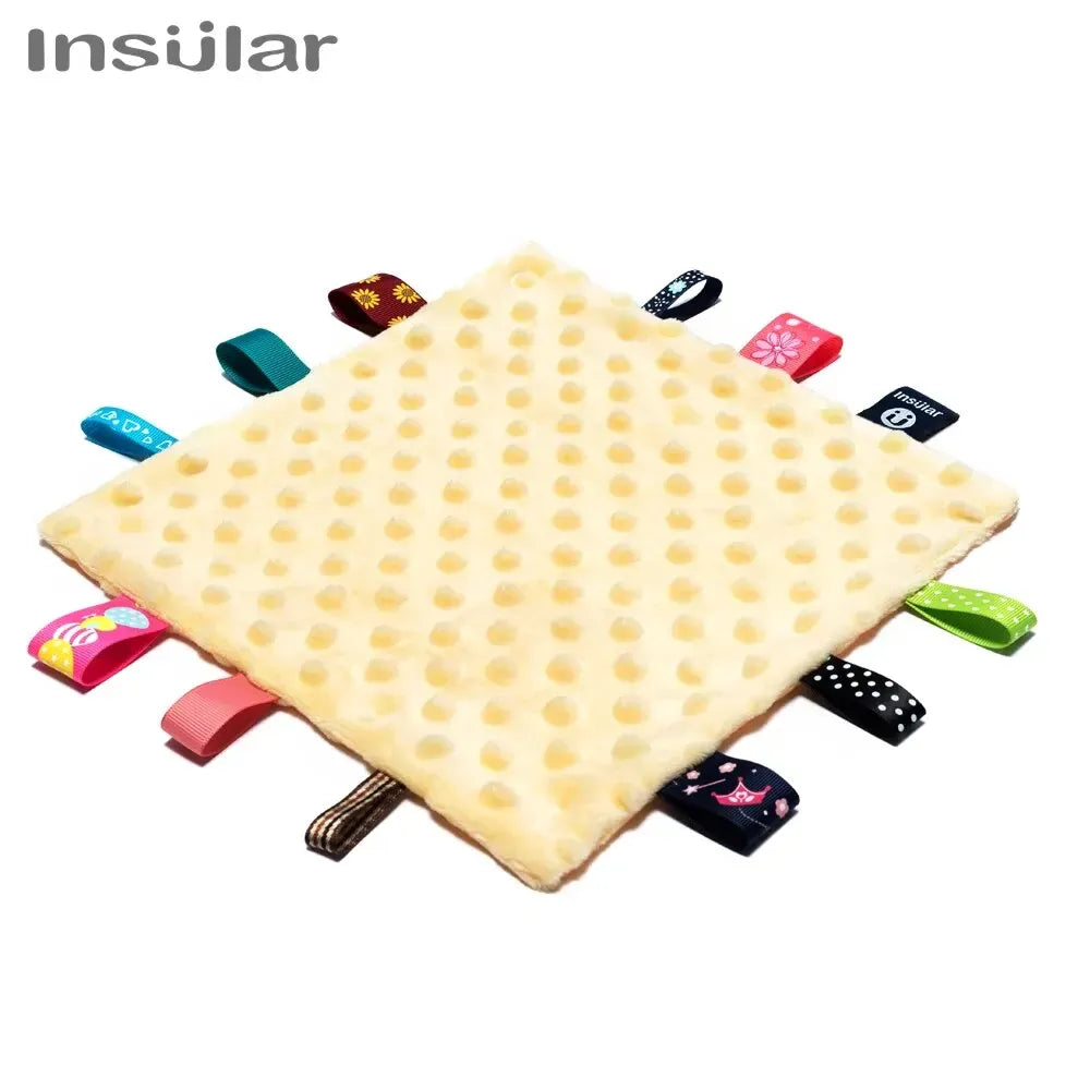 Zachte Baby Handdoek 25x25 Cm De Knuffel SU1001 Yellow