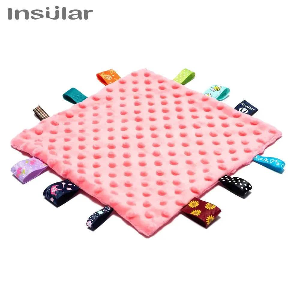 Zachte Baby Handdoek 25x25 Cm De Knuffel SU1001 Pink