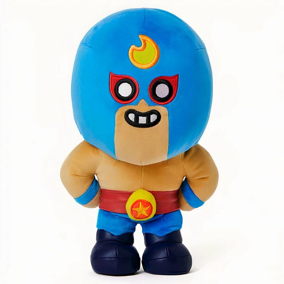 Zachte Brawl Stars Crow en El Primo Knuffelset 25 cm De Knuffel