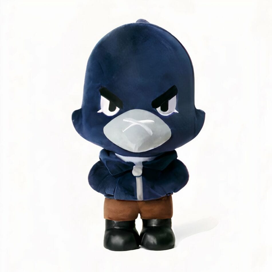 Zachte Brawl Stars Crow en El Primo Knuffelset 25 cm De Knuffel