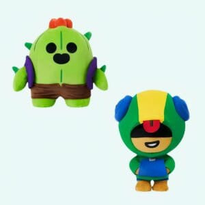 Zachte Brawl Stars Crow en El Primo Knuffelset 25 cm De Knuffel