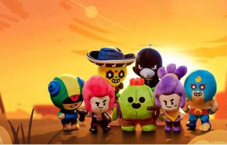 Zachte Brawl Stars Crow en El Primo Knuffelset 25 cm De Knuffel