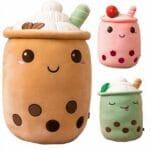 Zachte Bubble Tea Knuffel In Kussenvorm Speels En Comfortabel De Knuffel