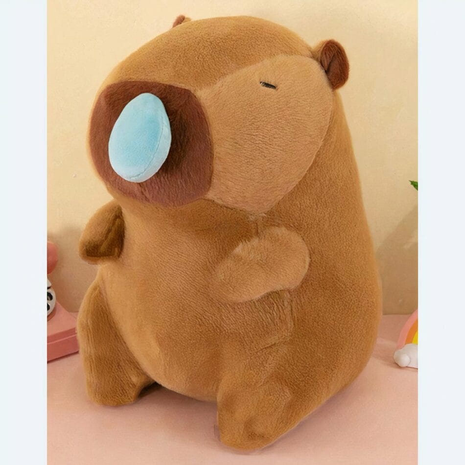Zachte Capibara Knuffel met Lief Vriendelijk Gezicht De Knuffel