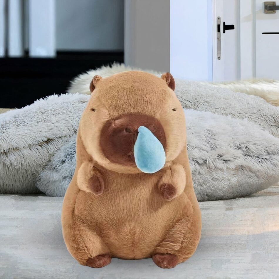 Zachte Capibara Knuffel met Lief Vriendelijk Gezicht De Knuffel