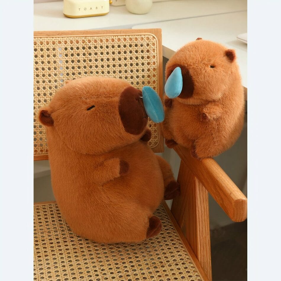 Zachte Capibara Knuffel met Lief Vriendelijk Gezicht De Knuffel