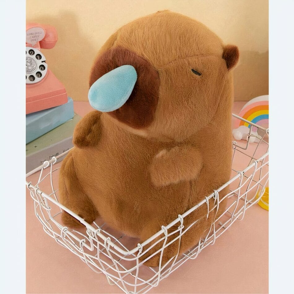 Zachte Capibara Knuffel met Lief Vriendelijk Gezicht De Knuffel