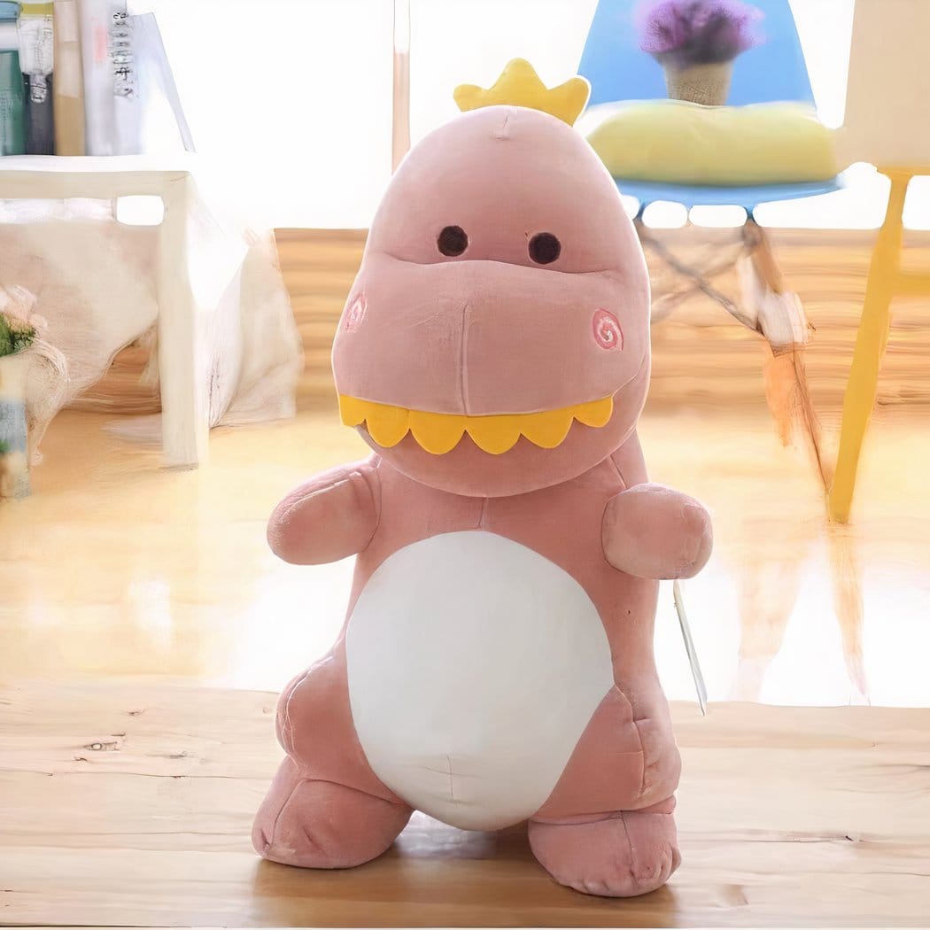 Zachte Grappige Dinosaurus Knuffel Met Premium Textuur Voor Knuffelen De Knuffel 30cm / roze
