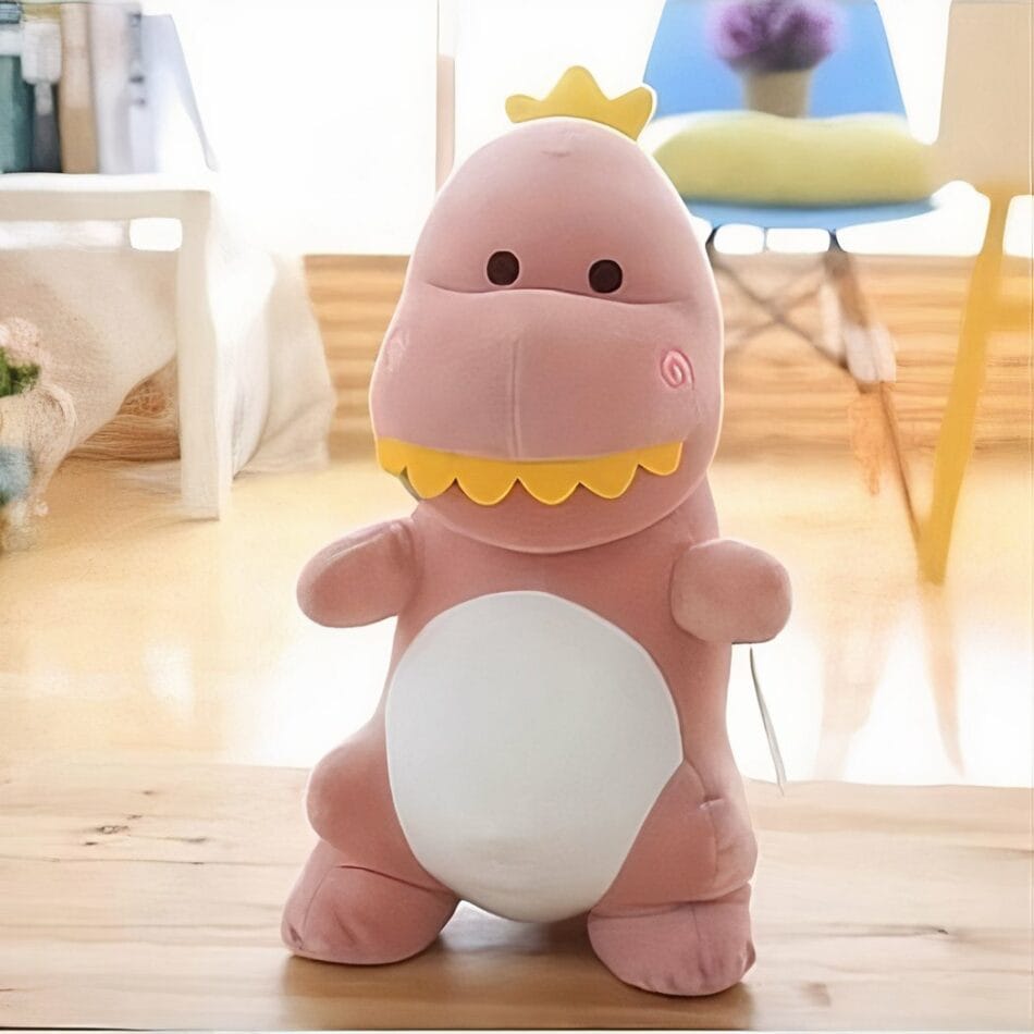 Zachte Grappige Dinosaurus Knuffel Met Premium Textuur Voor Knuffelen De Knuffel