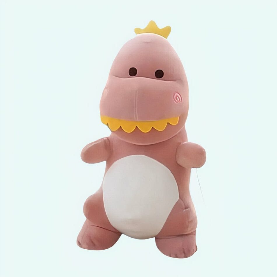 Zachte Grappige Dinosaurus Knuffel Met Premium Textuur Voor Knuffelen De Knuffel