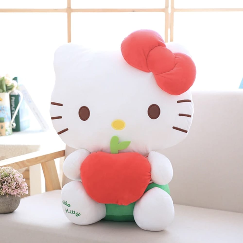Zachte Hello Kitty Knuffel Met Pomme Accessoire In Meerdere Maten De Knuffel