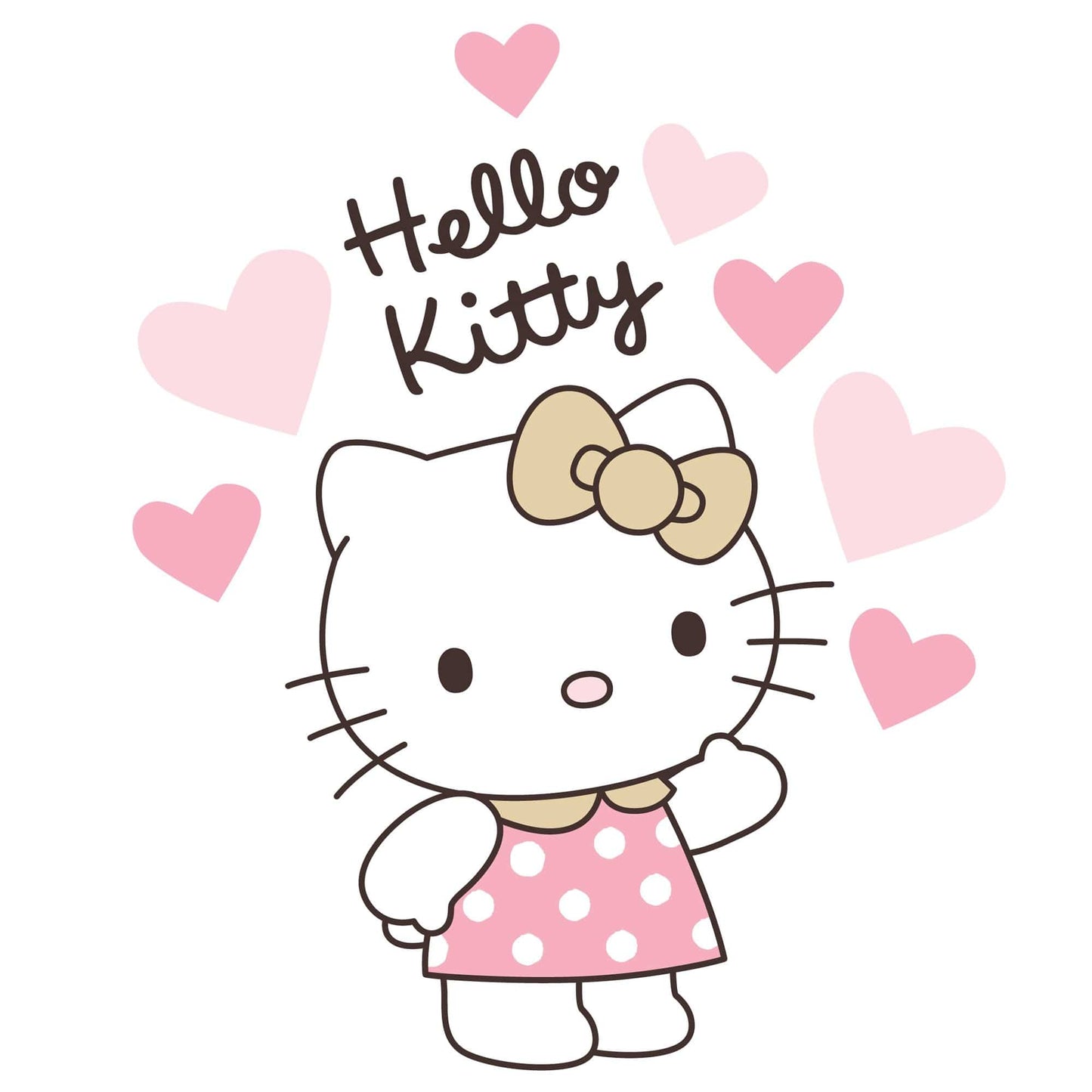 Zachte Hello Kitty Knuffel Met Pomme Accessoire In Meerdere Maten De Knuffel