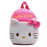 Zachte Hello Kitty Knuffelrugzak Voor Schooldagen En Spel De Knuffel