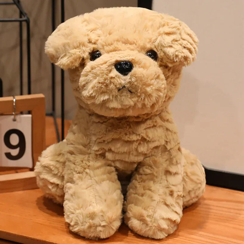 Zachte Hond Knuffel 26 cm | Husky en Teddy Hond in 4 Modellen De Knuffel Teddy Hond