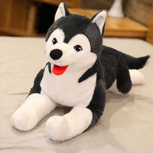 Zachte Husky Knuffel Schattig Troostende Knuffgenoot voor Kinderen De Knuffel 30-cm