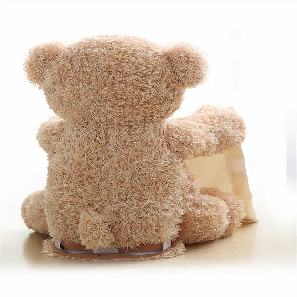 Zachte interactieve knuffelbeer schattig pluche veilig en leuk De Knuffel