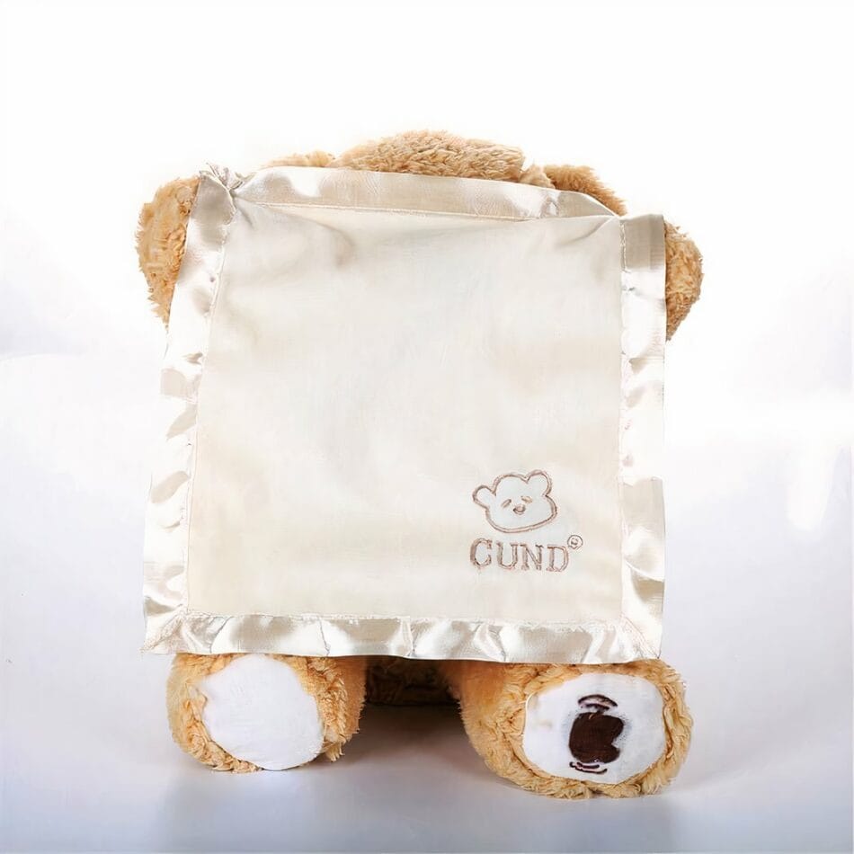 Zachte interactieve knuffelbeer schattig pluche veilig en leuk De Knuffel