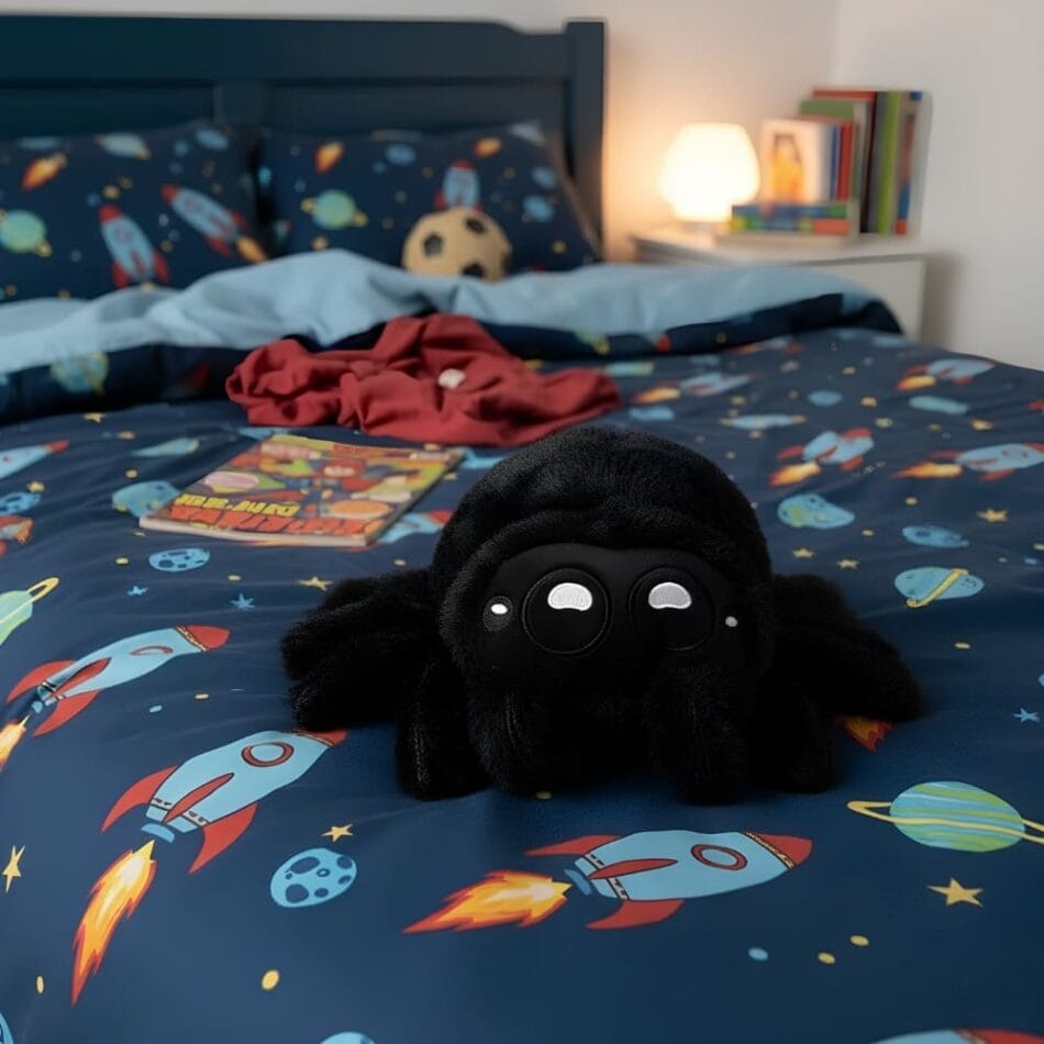 Zachte Kawaii Spin Knuffel Poilue Met Grote Ogen De Knuffel