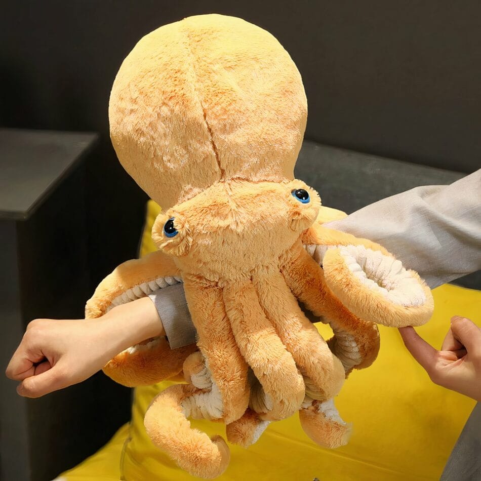 Zachte Kleurrijke Octopus Knuffel Voor Kinderen Duurzaam De Knuffel