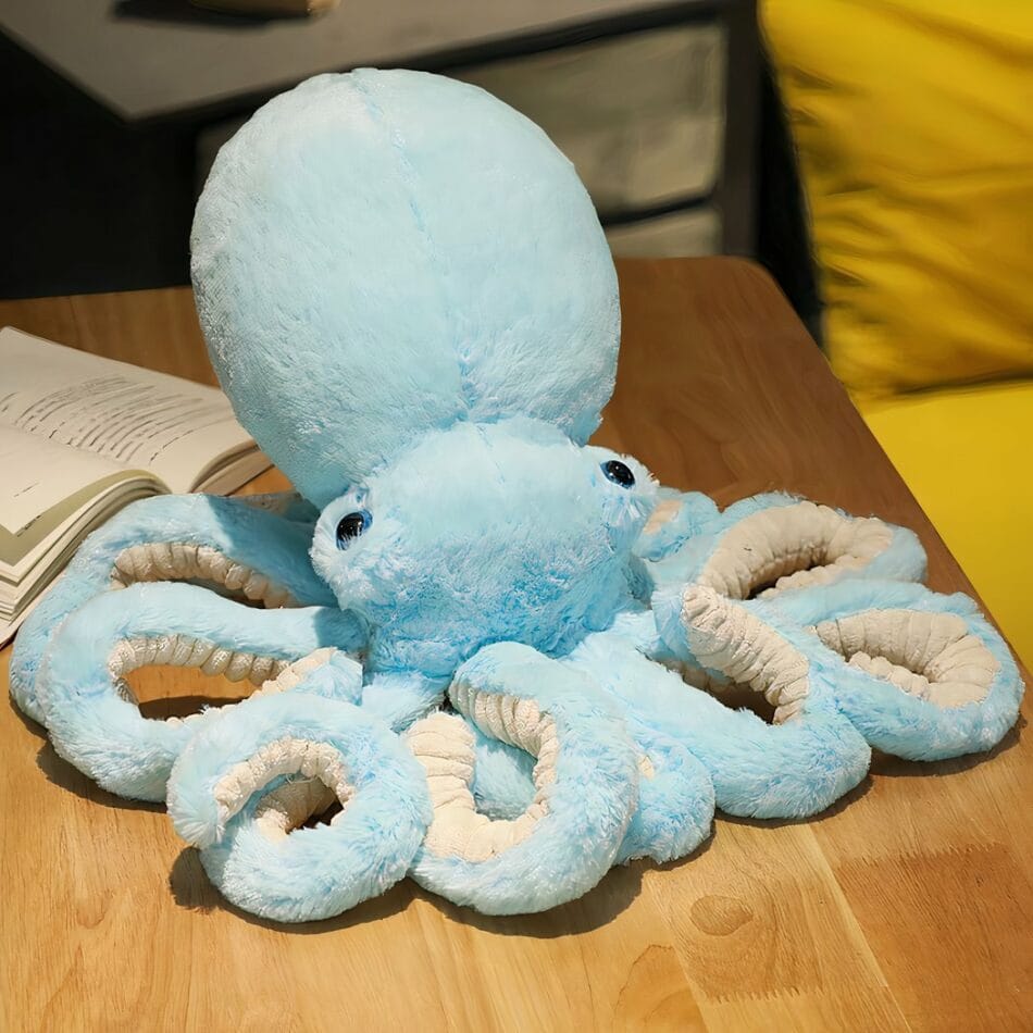 Zachte Kleurrijke Octopus Knuffel Voor Kinderen Duurzaam De Knuffel