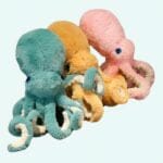 Zachte Kleurrijke Octopus Knuffel Voor Kinderen Duurzaam De Knuffel