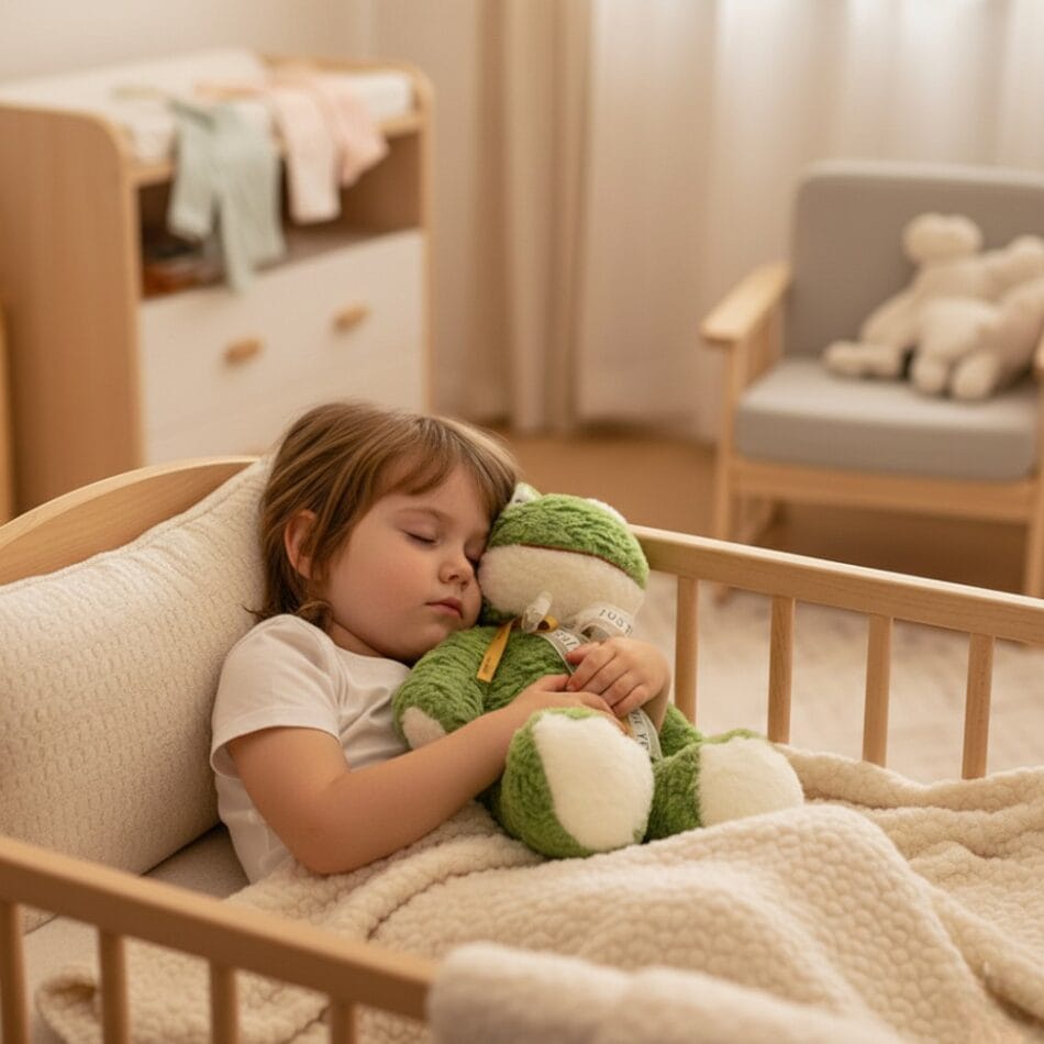 Zachte Knuffel Bouillotte Kikker Met Verwarmende Zaden De Knuffel
