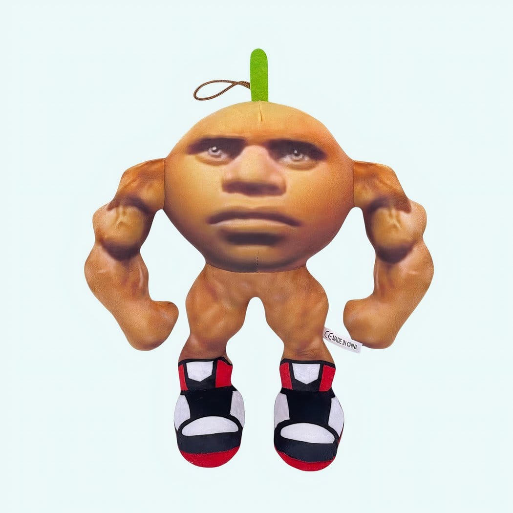 Zachte Knuffel Karakter Grappig Trend TikTok Internet Meme De Knuffel U Din Din Dun Ma Din Din Dun