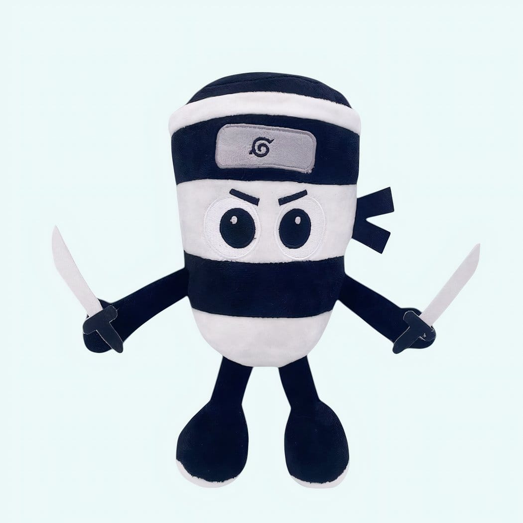 Zachte Knuffel Karakter Grappig Trend TikTok Internet Meme De Knuffel Capuccino Assassino