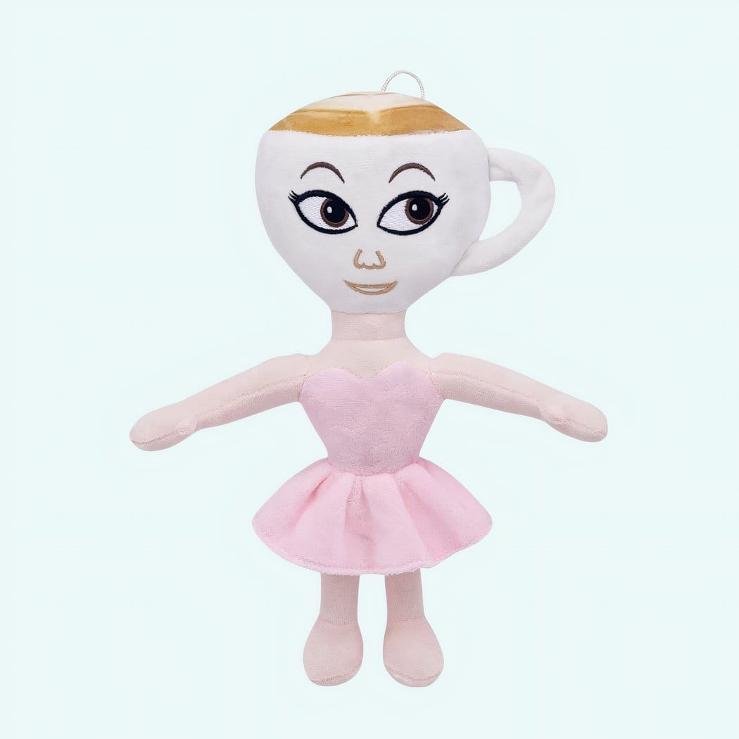 Zachte Knuffel Karakter Grappig Trend TikTok Internet Meme De Knuffel Ballerina Cappucina