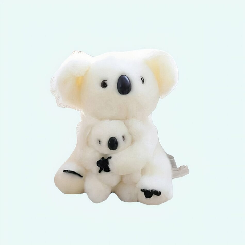 Zachte Knuffel Koala met Baby voor Kinderkamer Decoratief Troostend De Knuffel