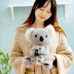 Zachte Knuffel Koala met Baby voor Kinderkamer Decoratief Troostend De Knuffel