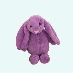 Zachte Knuffel Konijn Beige Kawaii Met Microbilles Vulling De Knuffel