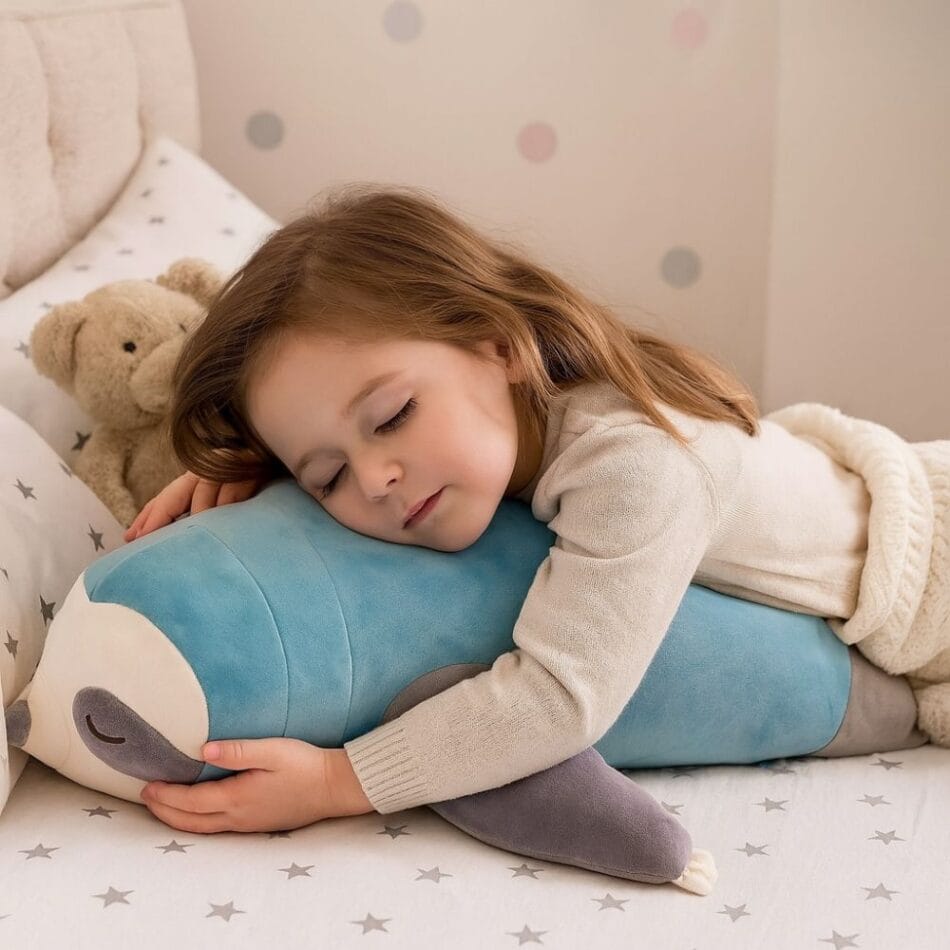 Zachte Knuffel Luiaard Kussen Voor Kinderen Met Troost De Knuffel