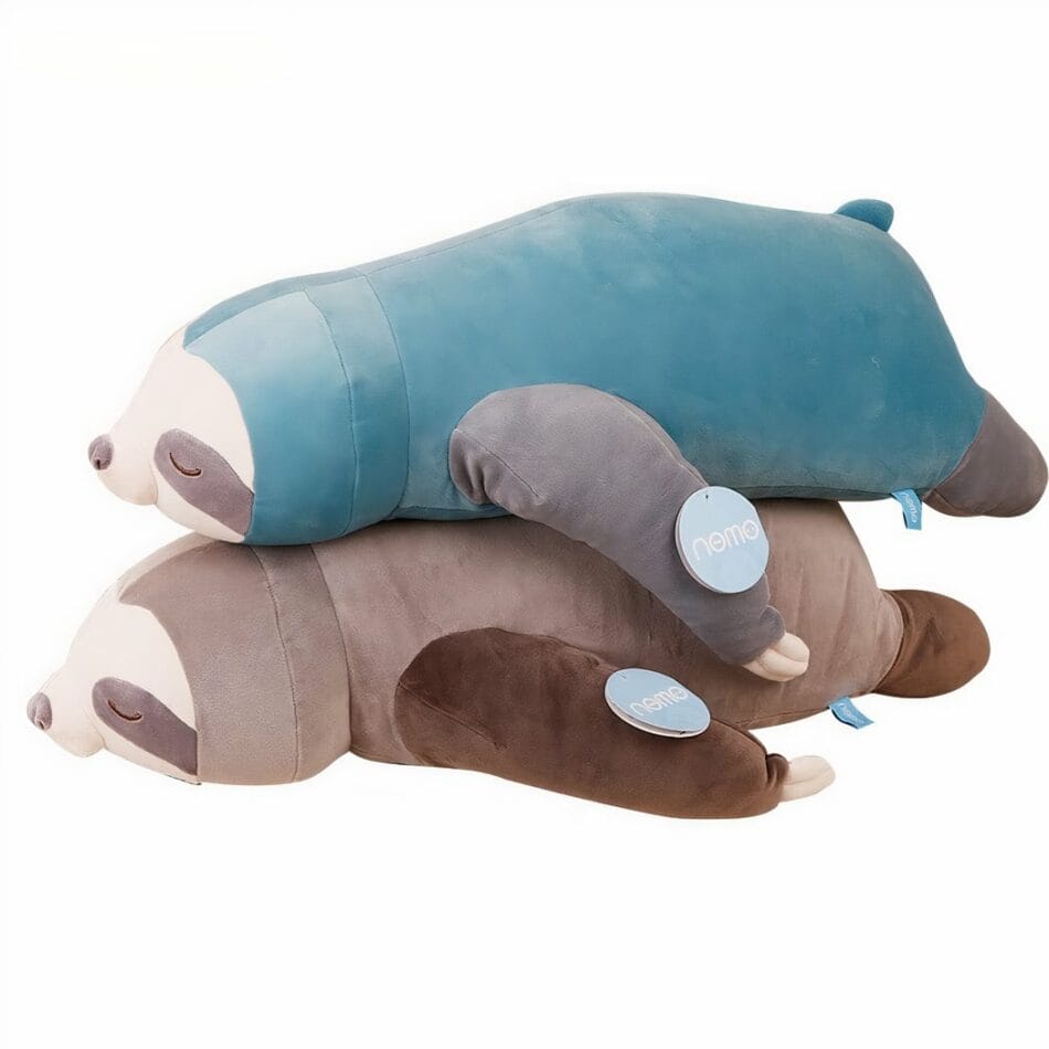 Zachte Knuffel Luiaard Kussen Voor Kinderen Met Troost De Knuffel