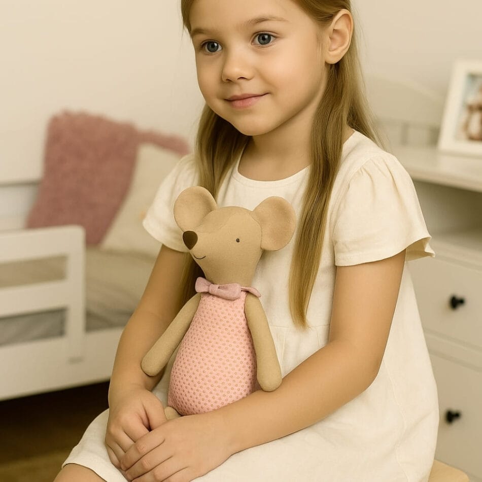 Zachte Knuffel Muis Doudou Mignon Voor Kinderen De Knuffel