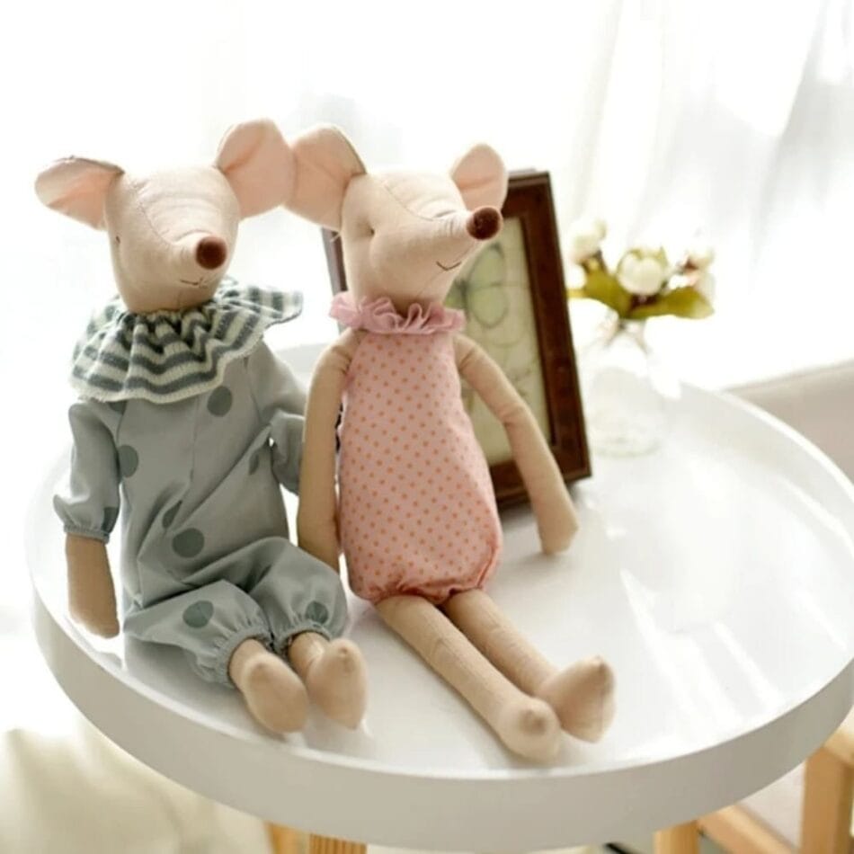 Zachte Knuffel Muis Doudou Mignon Voor Kinderen De Knuffel