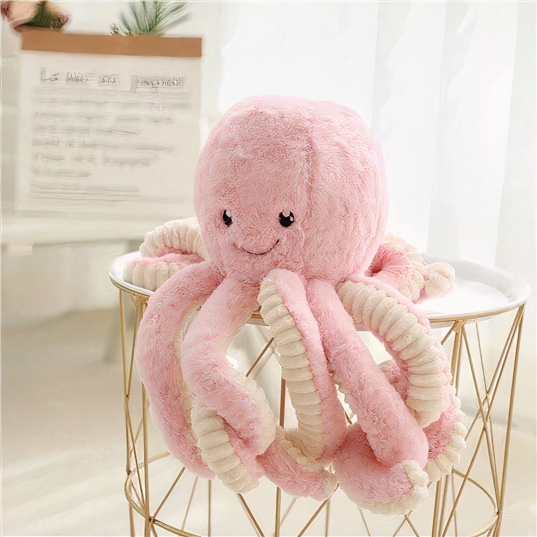 Zachte Knuffel Octopus Met Acht Tentakels Super Schattig De Knuffel 18cm / roze