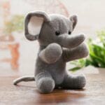 Zachte Knuffel Olifant Klein Formaat PP Katoen Decoratie De Knuffel