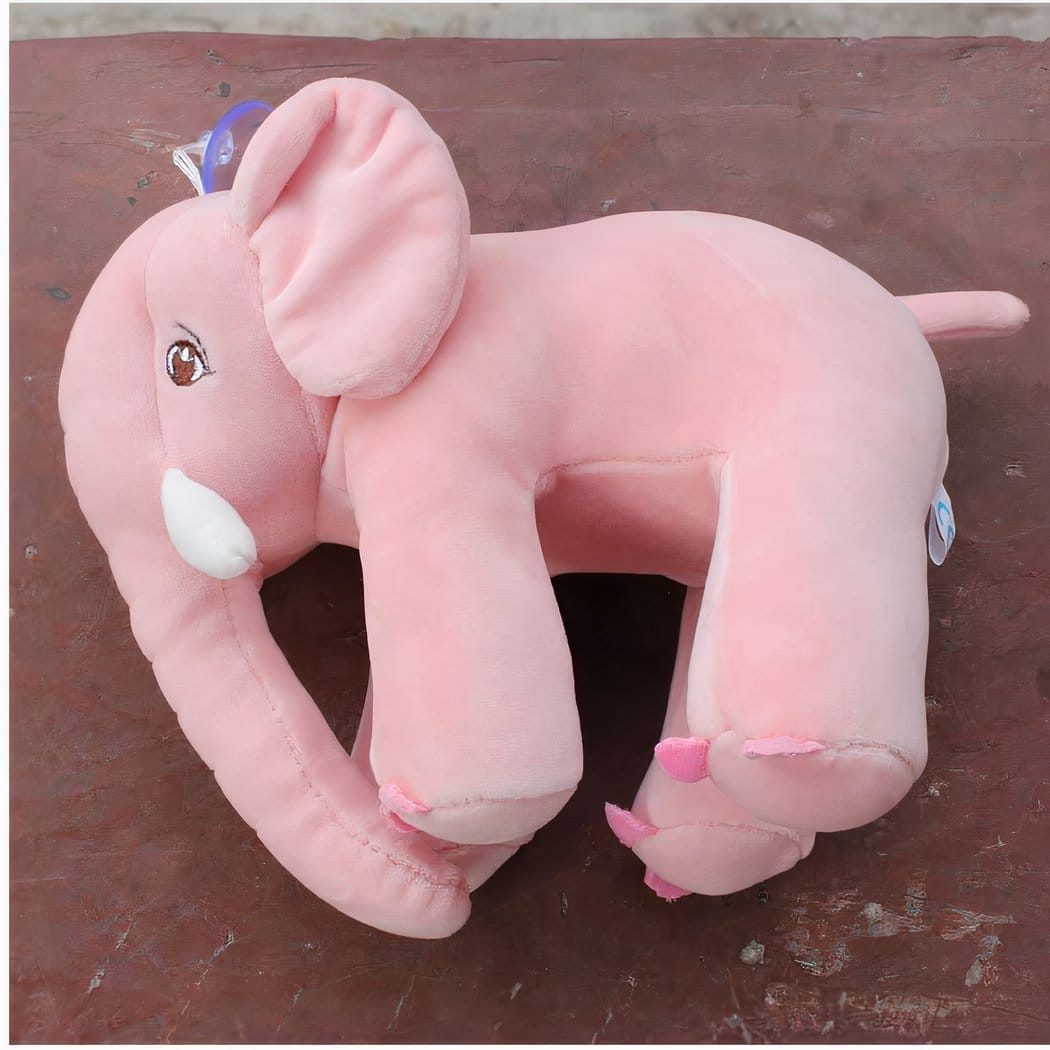 Zachte Knuffel Olifant Voor Baby Harig Pluche Speelkameraad De Knuffel roze