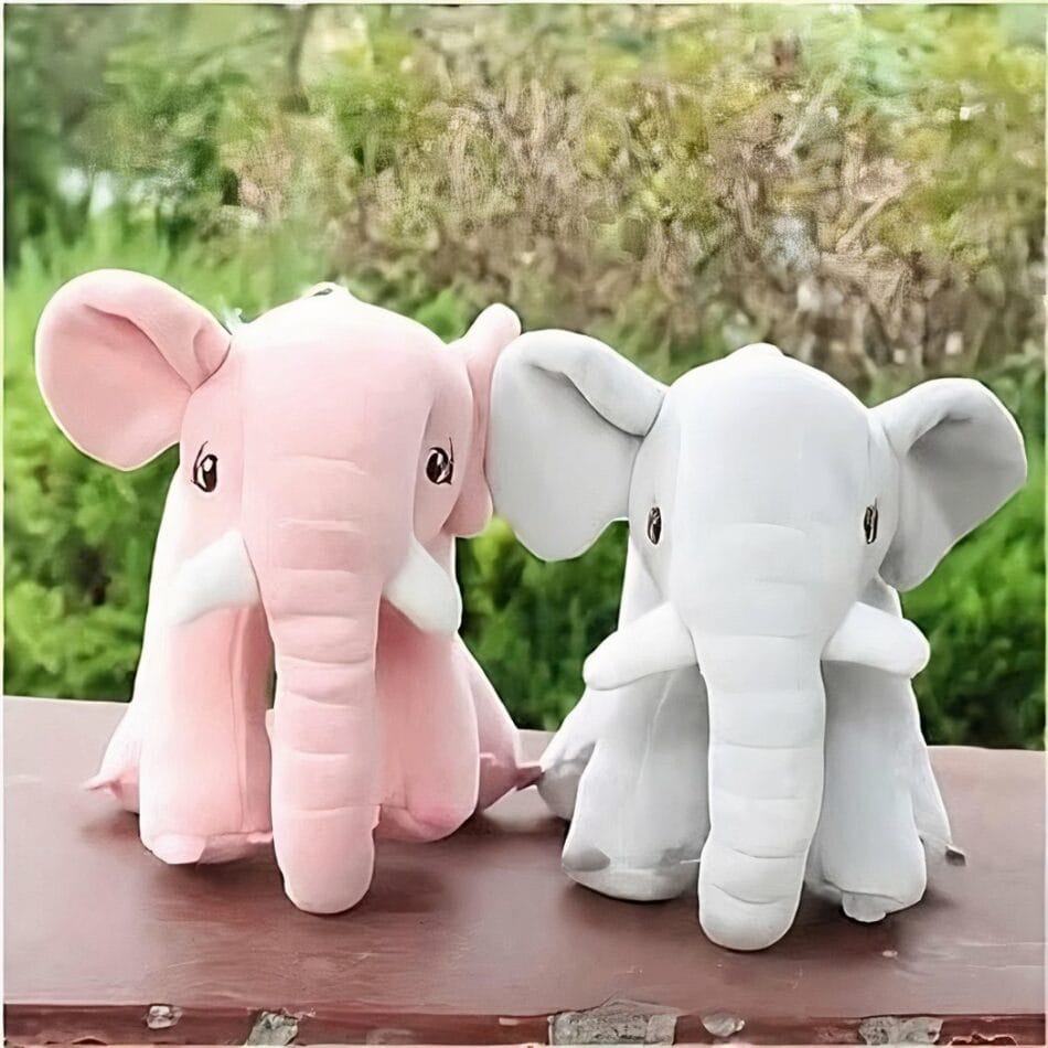 Zachte Knuffel Olifant Voor Baby Harig Pluche Speelkameraad De Knuffel
