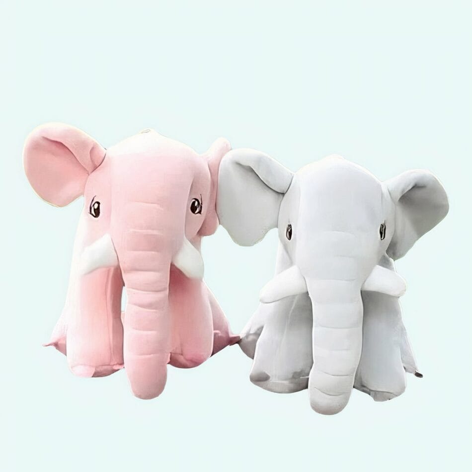 Zachte Knuffel Olifant Voor Baby Harig Pluche Speelkameraad De Knuffel