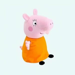 Zachte Knuffel Papa Pig van Peppa Pig 25 cm De Knuffel