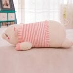 Zachte Knuffel Varken Roze Strikje Slapen Troost De Knuffel