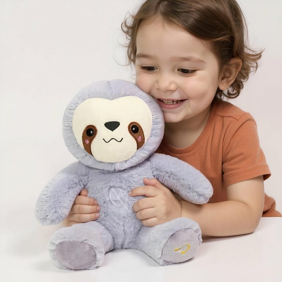 Zachte Luiaard Knuffel Respirant Voor Baby Met Ademende Vacht De Knuffel