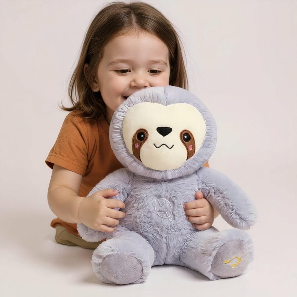 Zachte Luiaard Knuffel Respirant Voor Baby Met Ademende Vacht De Knuffel