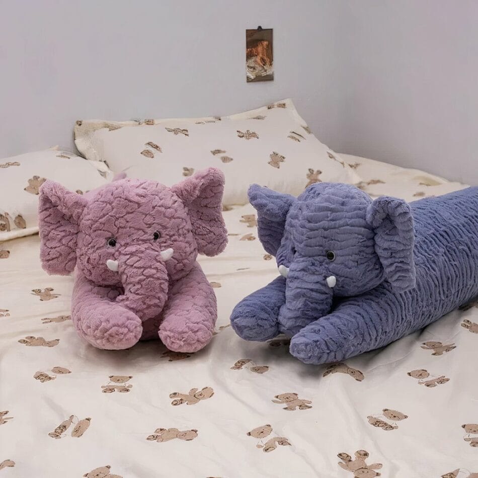 Zachte Olifant Knuffel Kussen Met Huidvriendelijke Stof De Knuffel